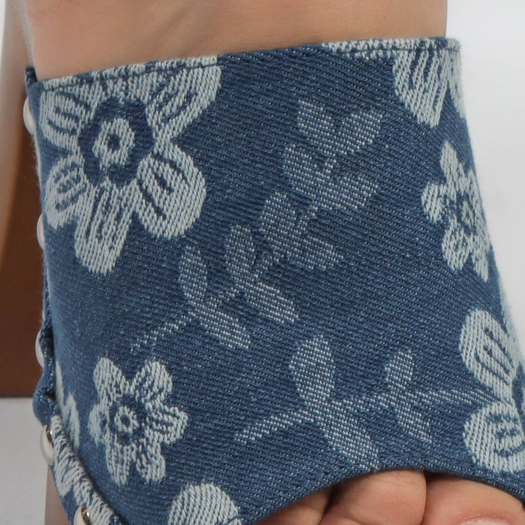 Mimosa - Sandales À Talon En Jeans