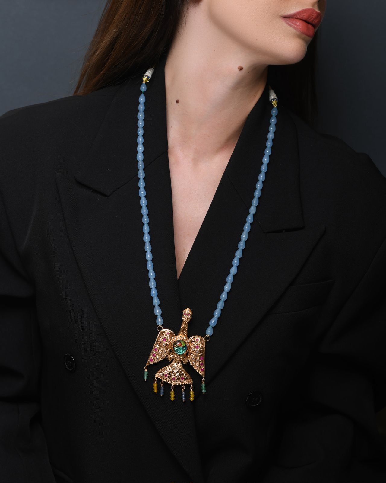 Sautoir Dylara Turquoise