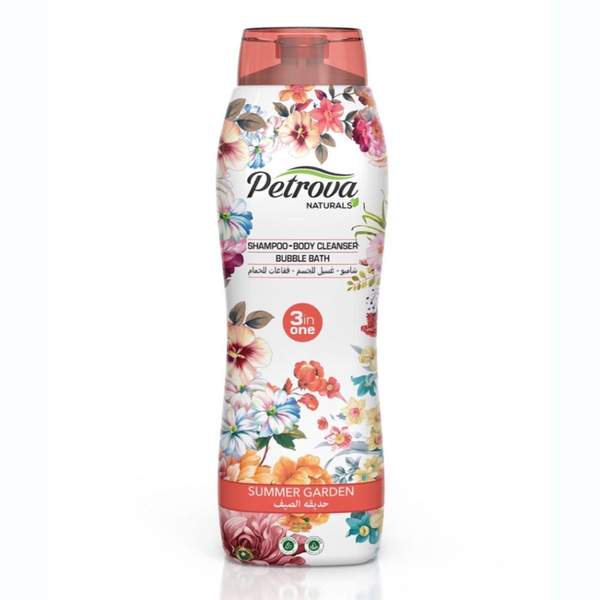 Gel Douche, Shampooing et Bulles 3 En1 Summer Garden 800ml