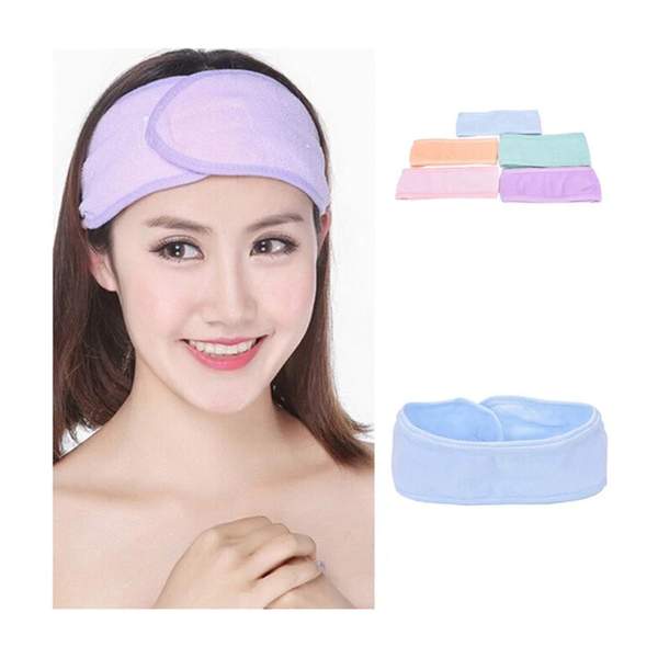 Bande Facial Réglable Élastique, Serviette Maquillage