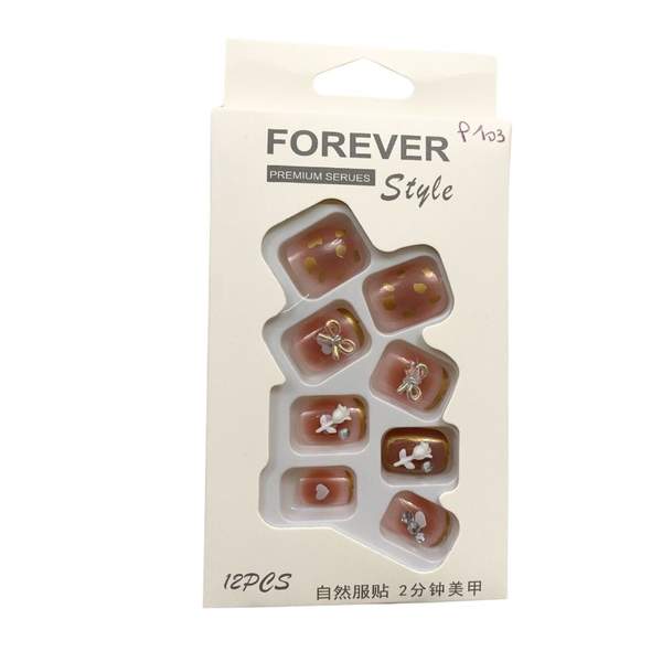 12 Faux Ongles des Orteils P103