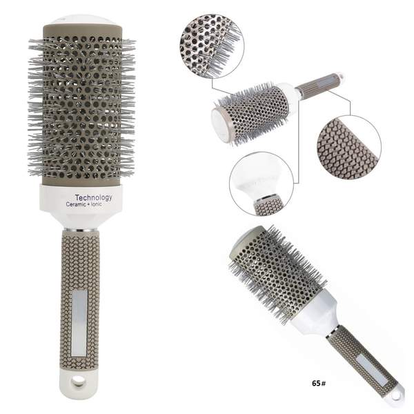 Brosse Ronde à Cheveux en Céramique 65