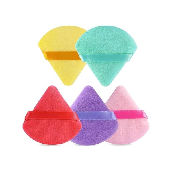 4 Éponges Makeup en Velour Triangle