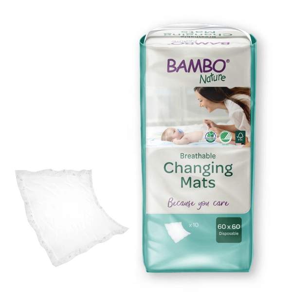 Nature Tapis de Change 60*60cm Breathable Changing Mats X10