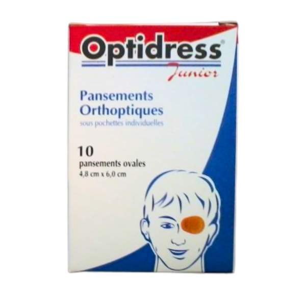 Pansements Orthoptiques Ovales 4,8x6cm 10 Unités Junior