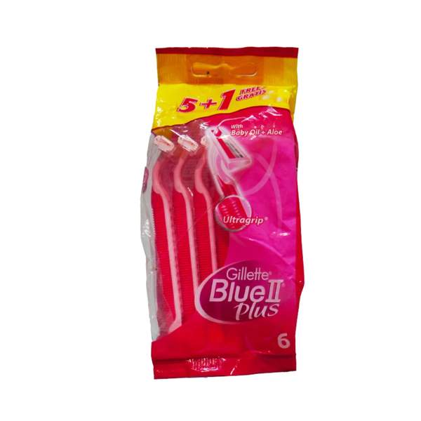 6 Rasoir Jetable Blue Il Plus