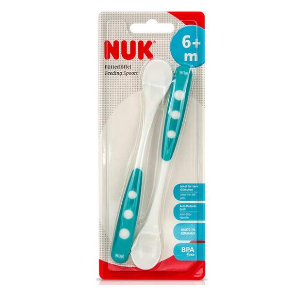 Ensemble de 2 Cuillères Longues Nuk Bleu