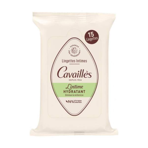 Lingettes Intimes Hydratantes, 15 Unités