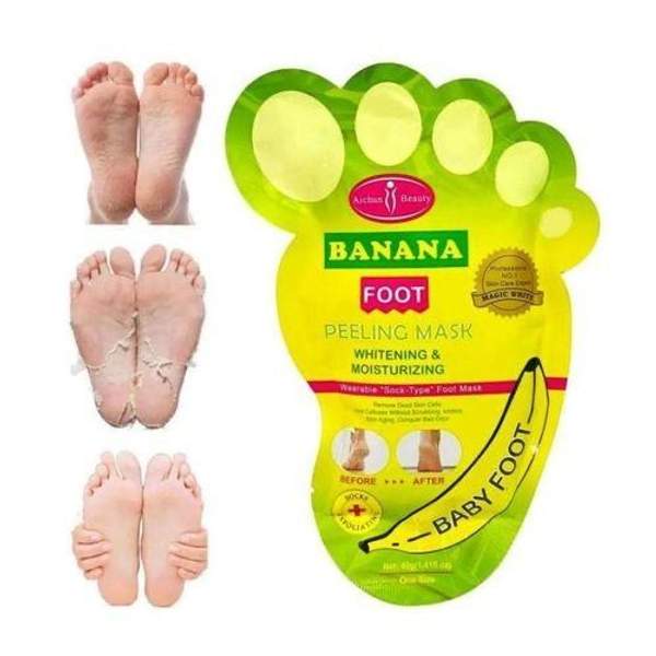 Masque Exfoliant pour les Pieds à la Banane