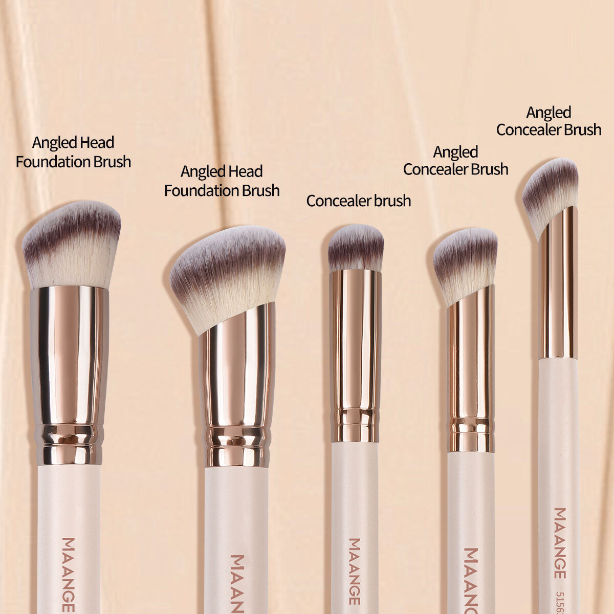 5 Pieces Makeup Brush Kit