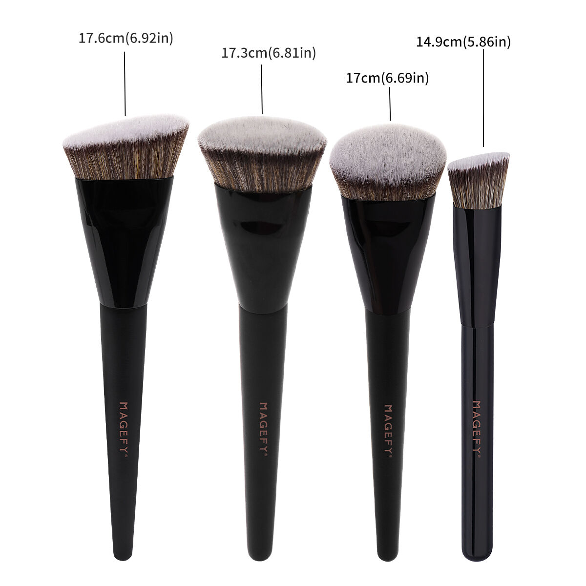 4 Pieces Makeup Brush Set