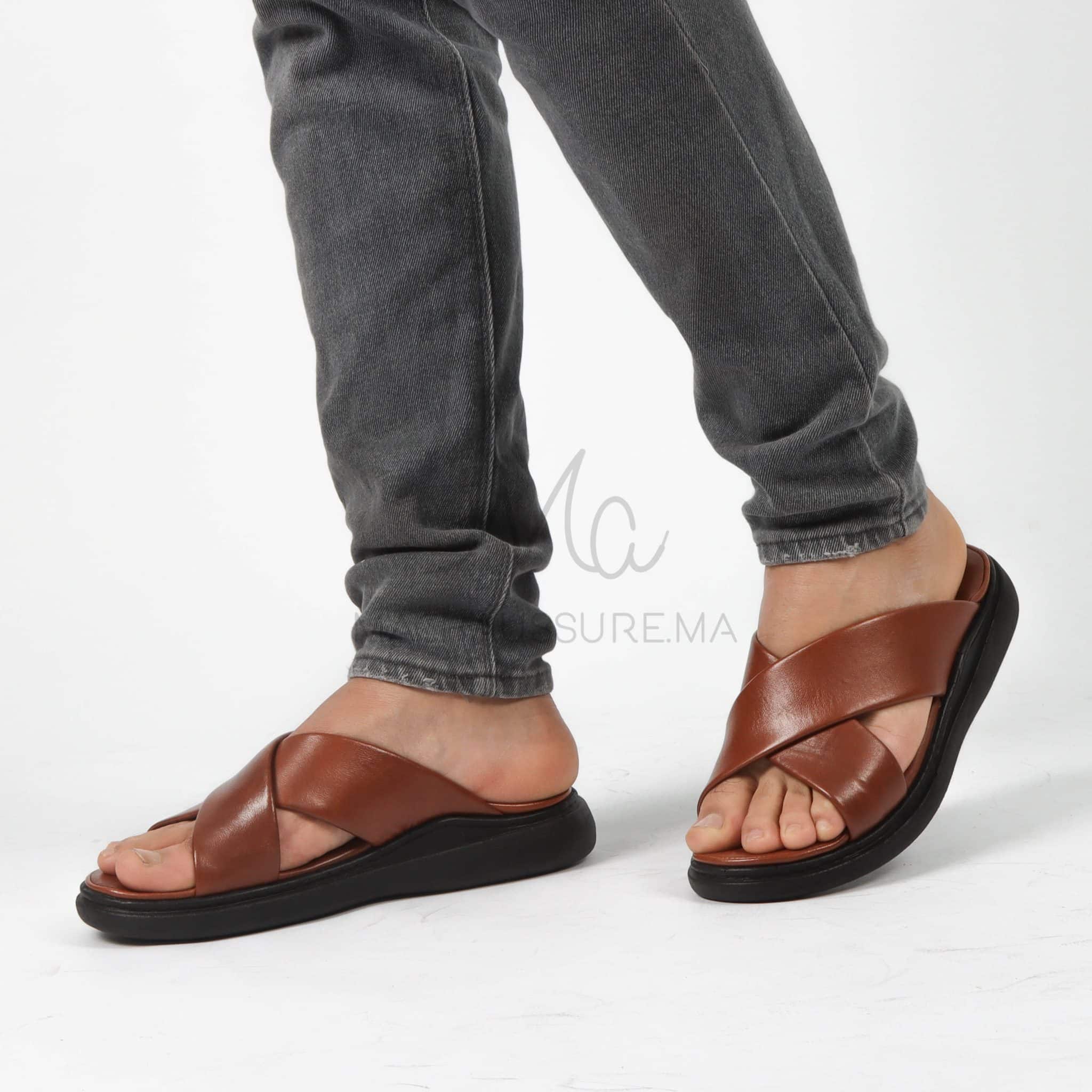 WILCOX - Sandales et tongs en cuir thumbnail 3