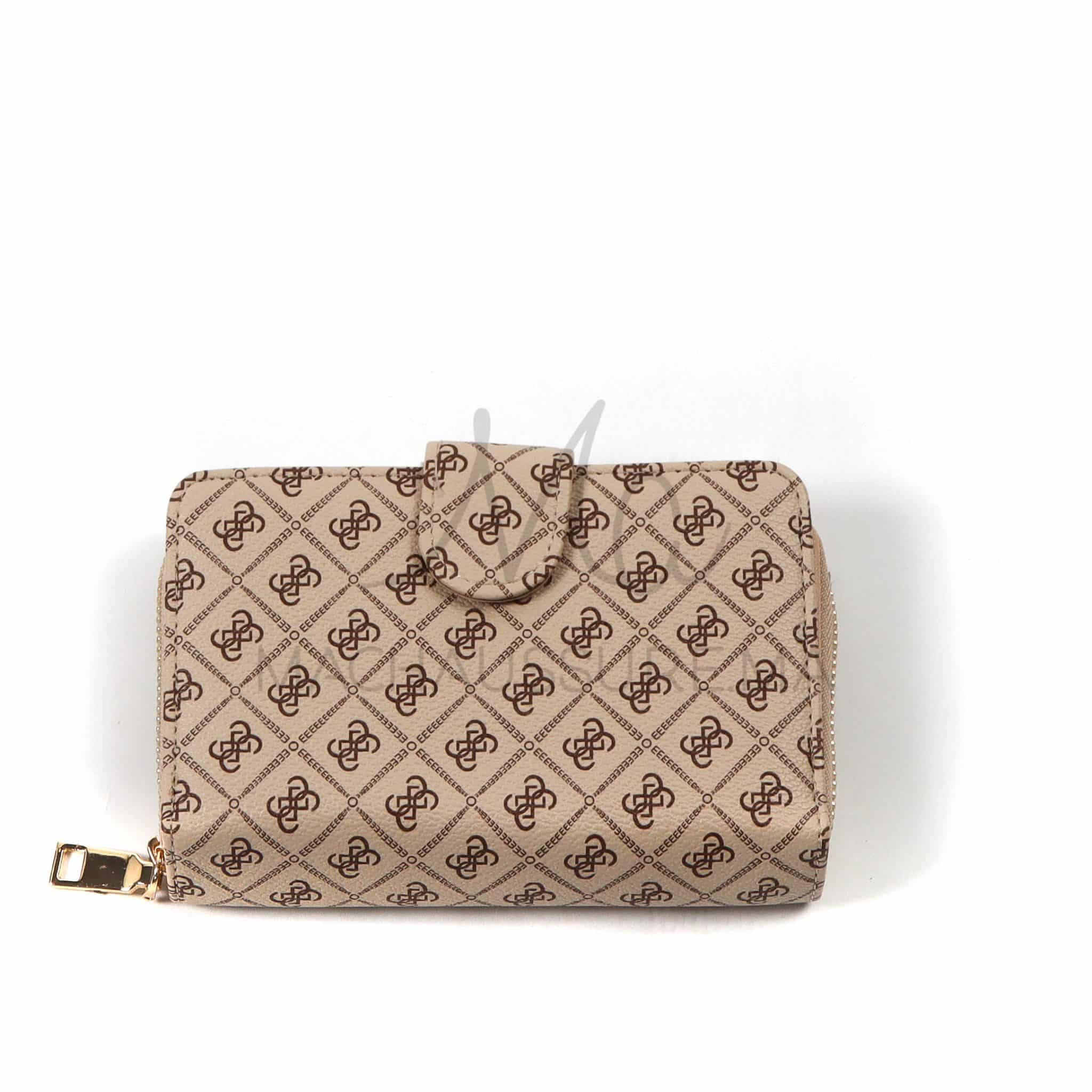 Monogramme – Portefeuille En Beige