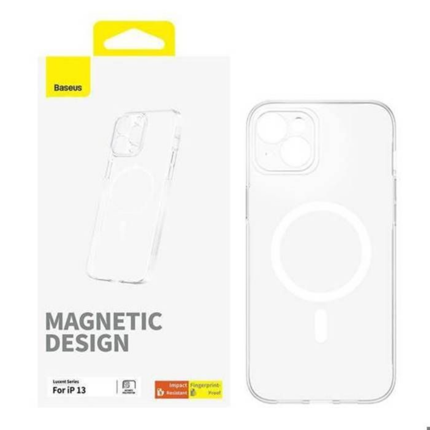 Coque de Protection - Lucent Series - Iphone 13 - Transparente - Résistance aux Chocs - Élégante