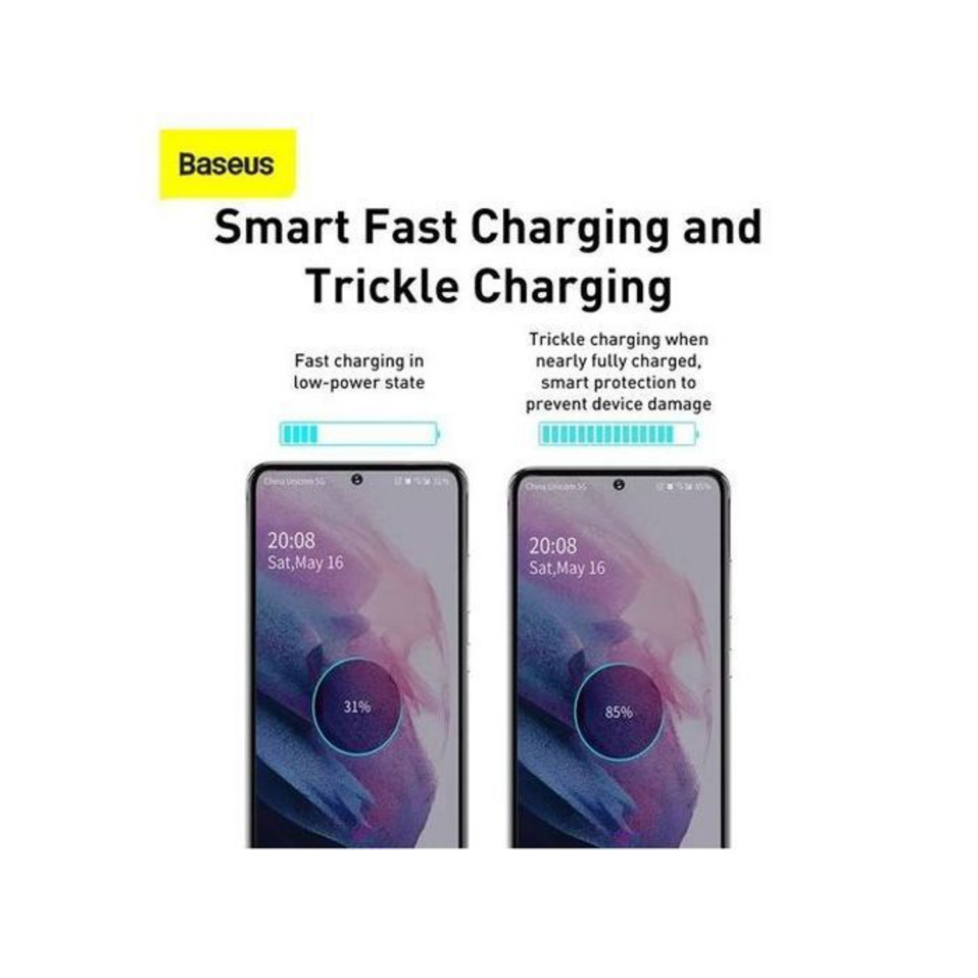 Chargeur Rapide -  25w - Type-c - Câble Inclus 1m - Compatible Samsung et Iphone thumbnail 4