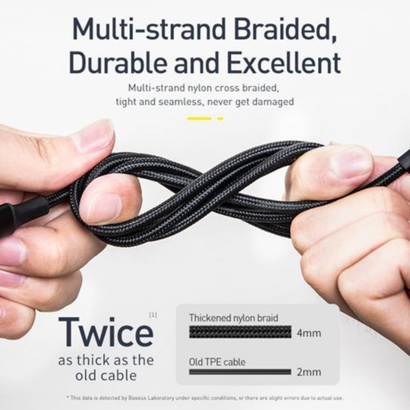 Twins 2 en 1 Type-c Vers Type-c & Lightning Cable 60w 100cm