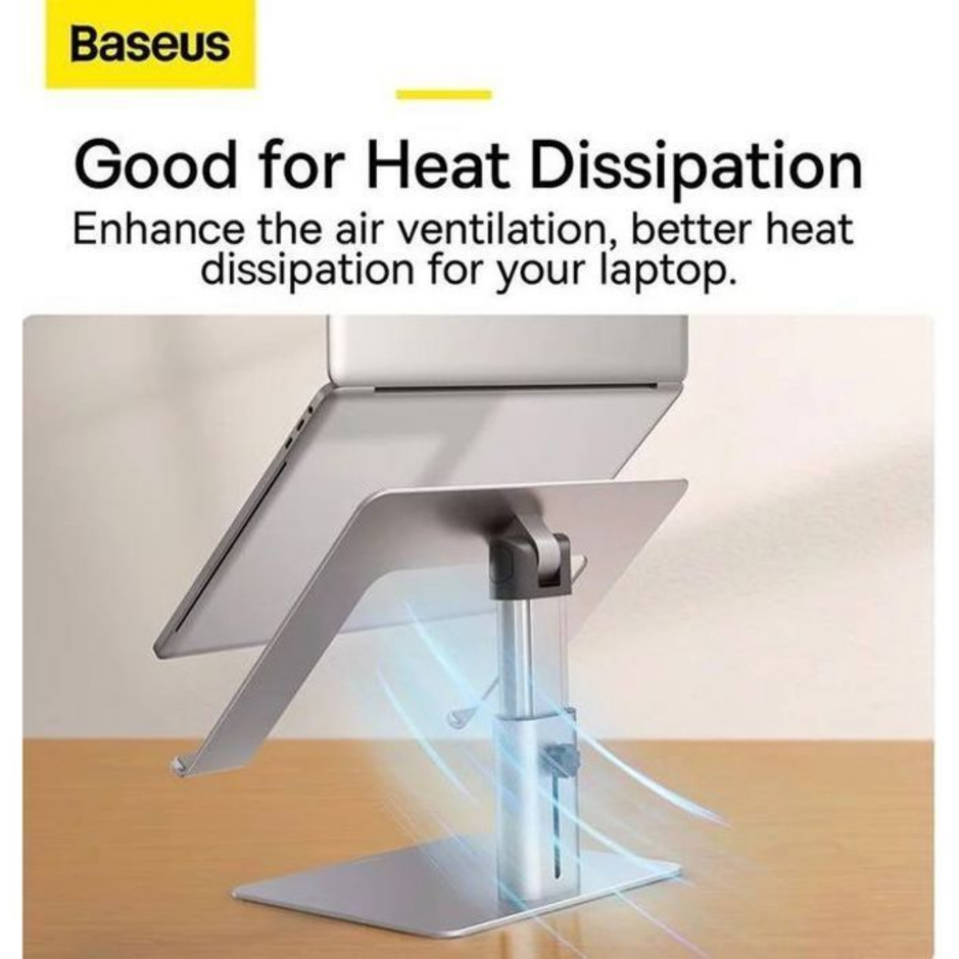 Support Pc Portable Réglable En Aluminium, Rehausseur Pour Ordinateur Et Macbook thumbnail 4