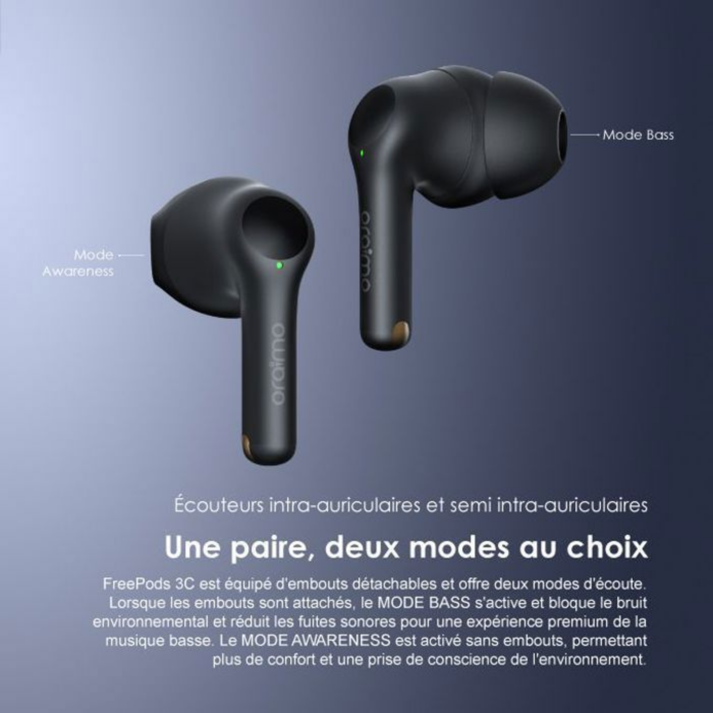 Freepods 3c Voix Hd dans les Appels Personnalisez Musique thumbnail 4