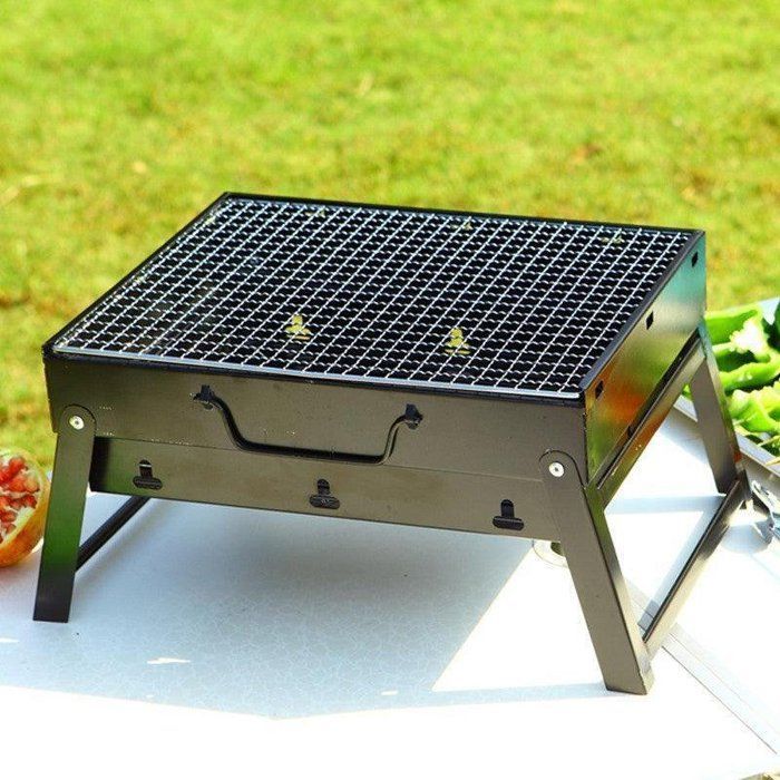 Barbecue Pliable à Charbon Barbecue Portable au Charbon de Bois