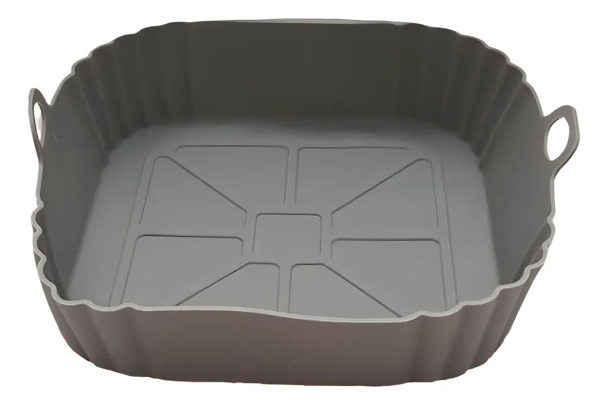 Frayer Moules en Silicone Alimentaire Résistant à la Chaleur 20CM,pour Air Fryer couleur aleatoires thumbnail 4