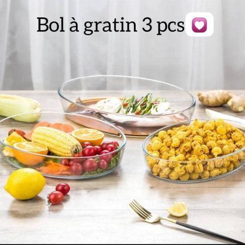 Set 3 Moules à Four 3L / 2L / 1,5L