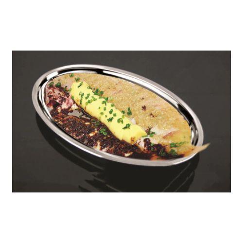 PLATEAU OVALE INOX thumbnail 1