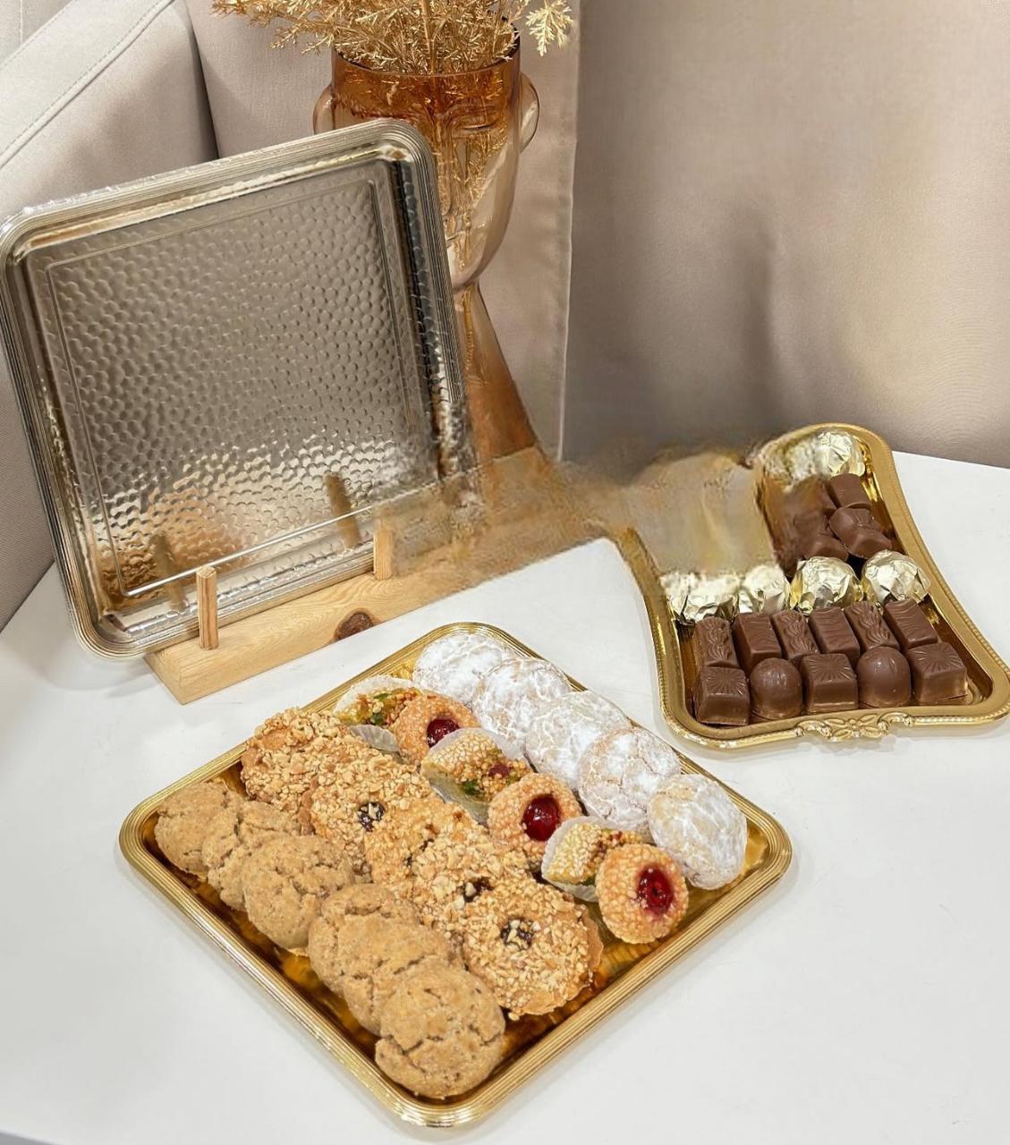 Plateau Carre Argente