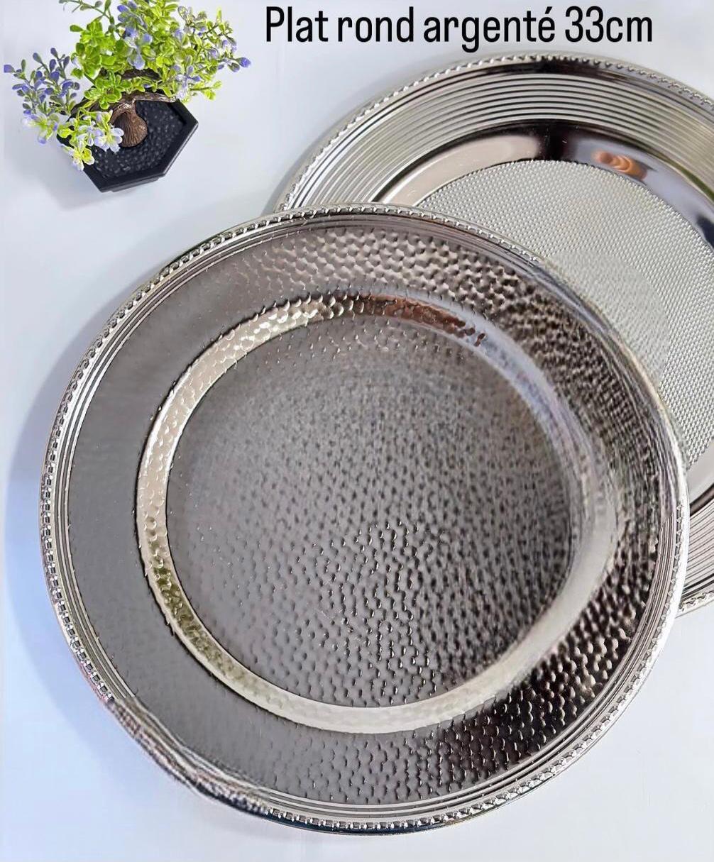Plat Argenté en Métal thumbnail 2