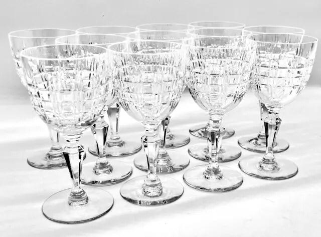Set De 6 Verres à Pied Transparent Cristal