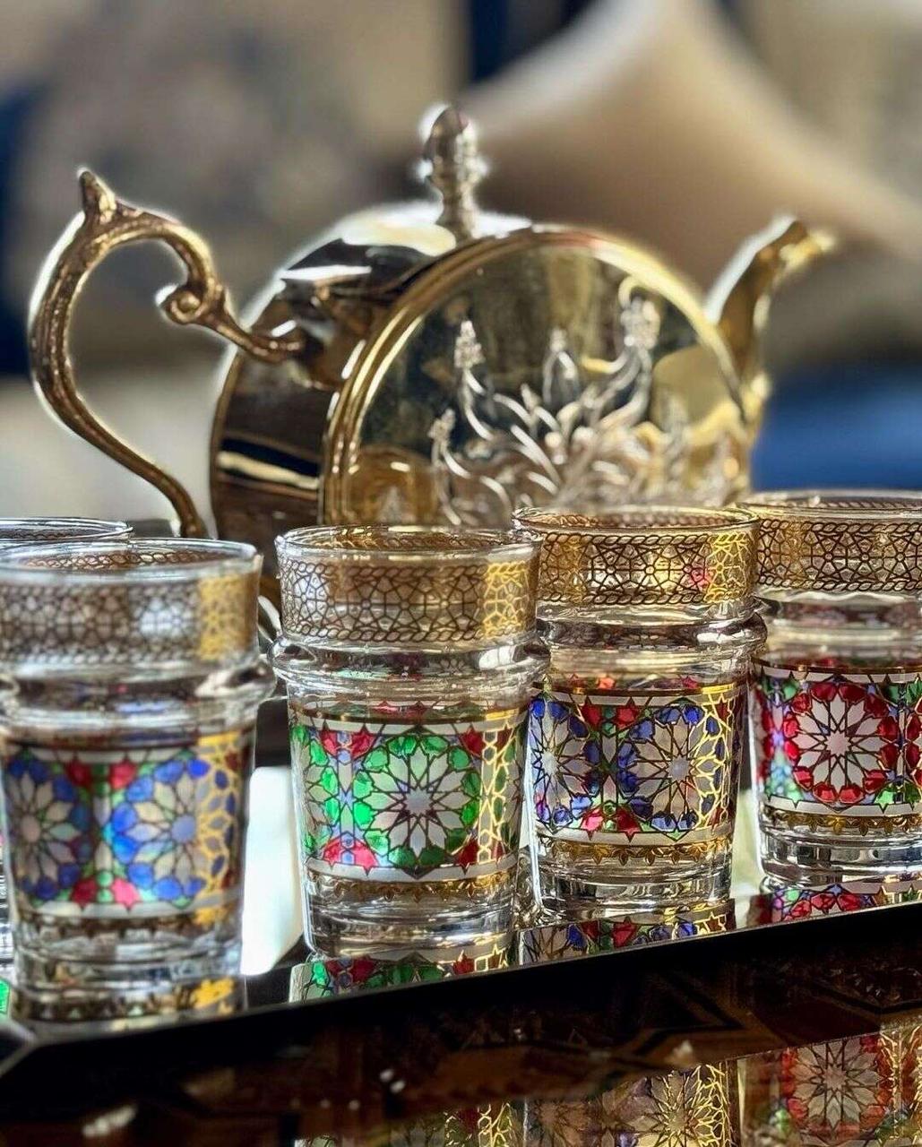 Set de 12 Verre à thé – Ensemble élégant de 12 pièces Cristal Zaman thumbnail 2