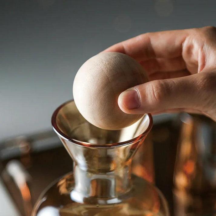 Ensemble de 7 pièces- Carafe et 6 verres