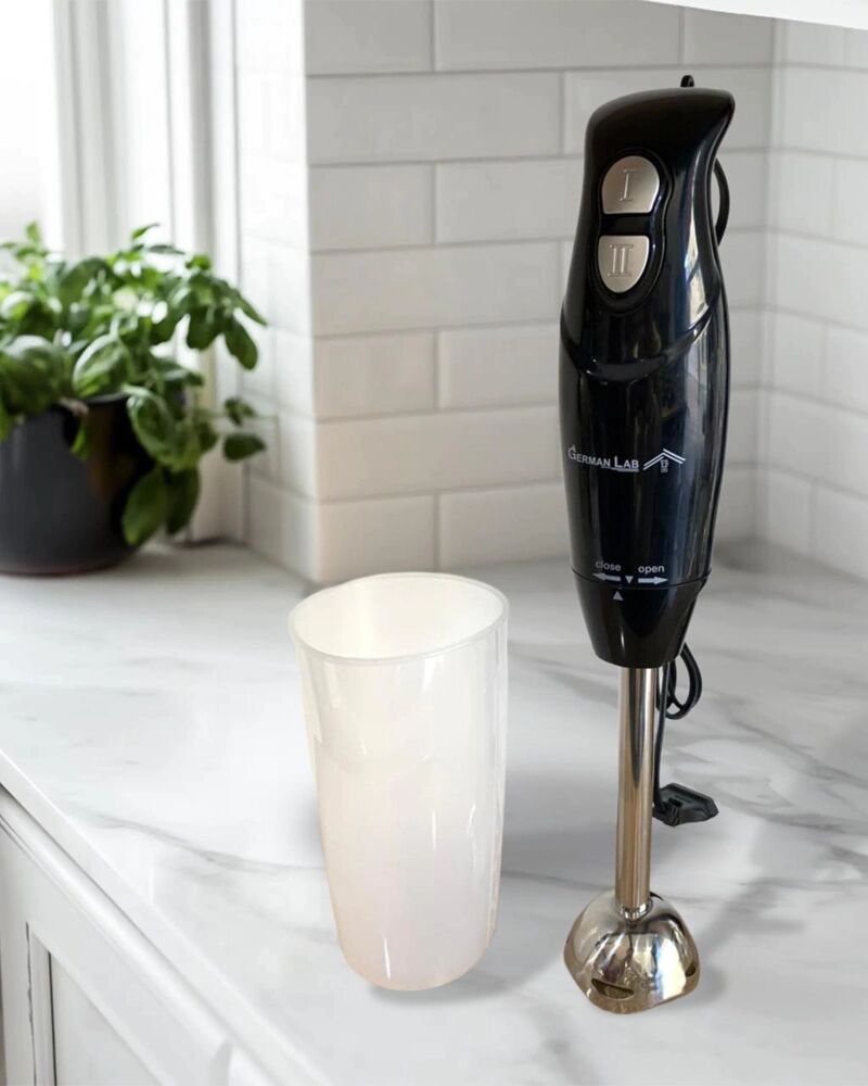 Mixeur Plongeant avec 2 Vitesses Noir 500W thumbnail 2