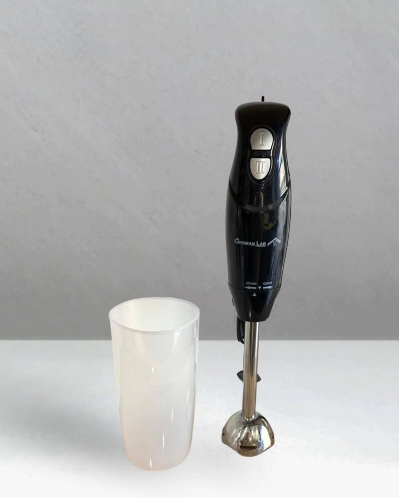 Mixeur Plongeant avec 2 Vitesses Noir 500W thumbnail 3