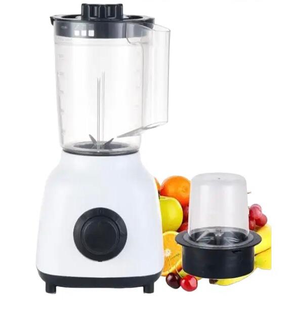 Blender 2 EN 1 Bol en Plastique 2 en 1 ,avec Moulin a Café Épices Capacité 1,5L