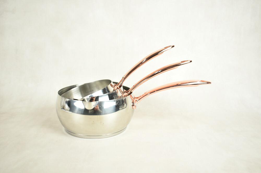 Set de 3 Casseroles Stainless Steel