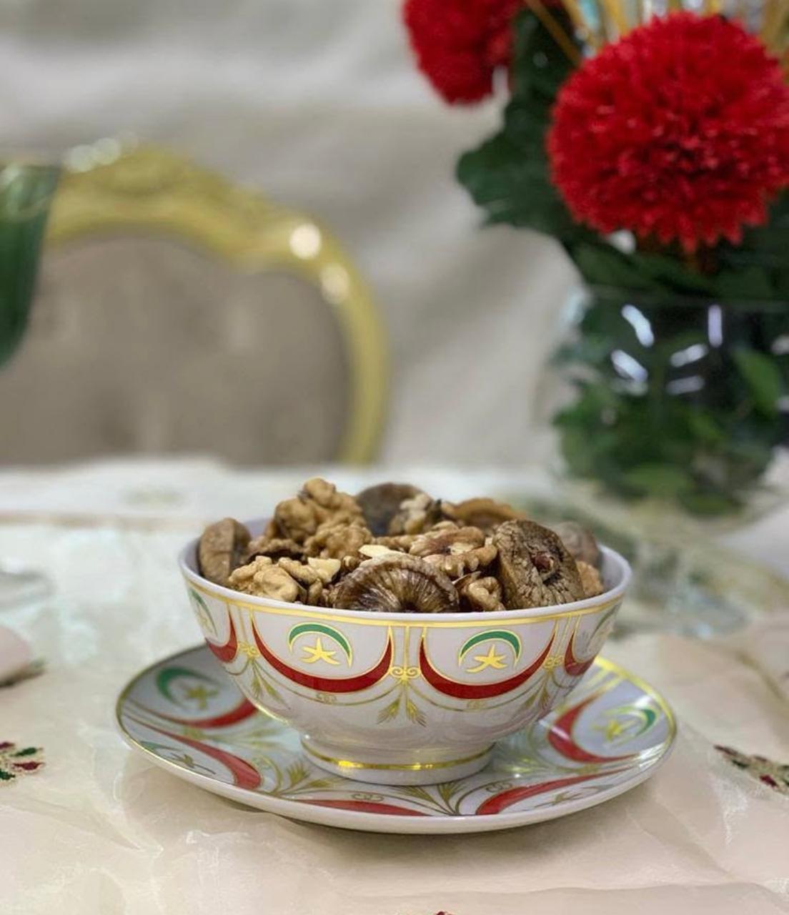 Ensemble de 2 Pièces Bol 15cm et Assiettes 19,5cm Nejma & Hellal