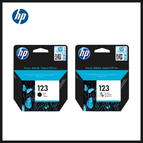 Cartouche 123 Noir + 123 Couleur - ORIGINALES