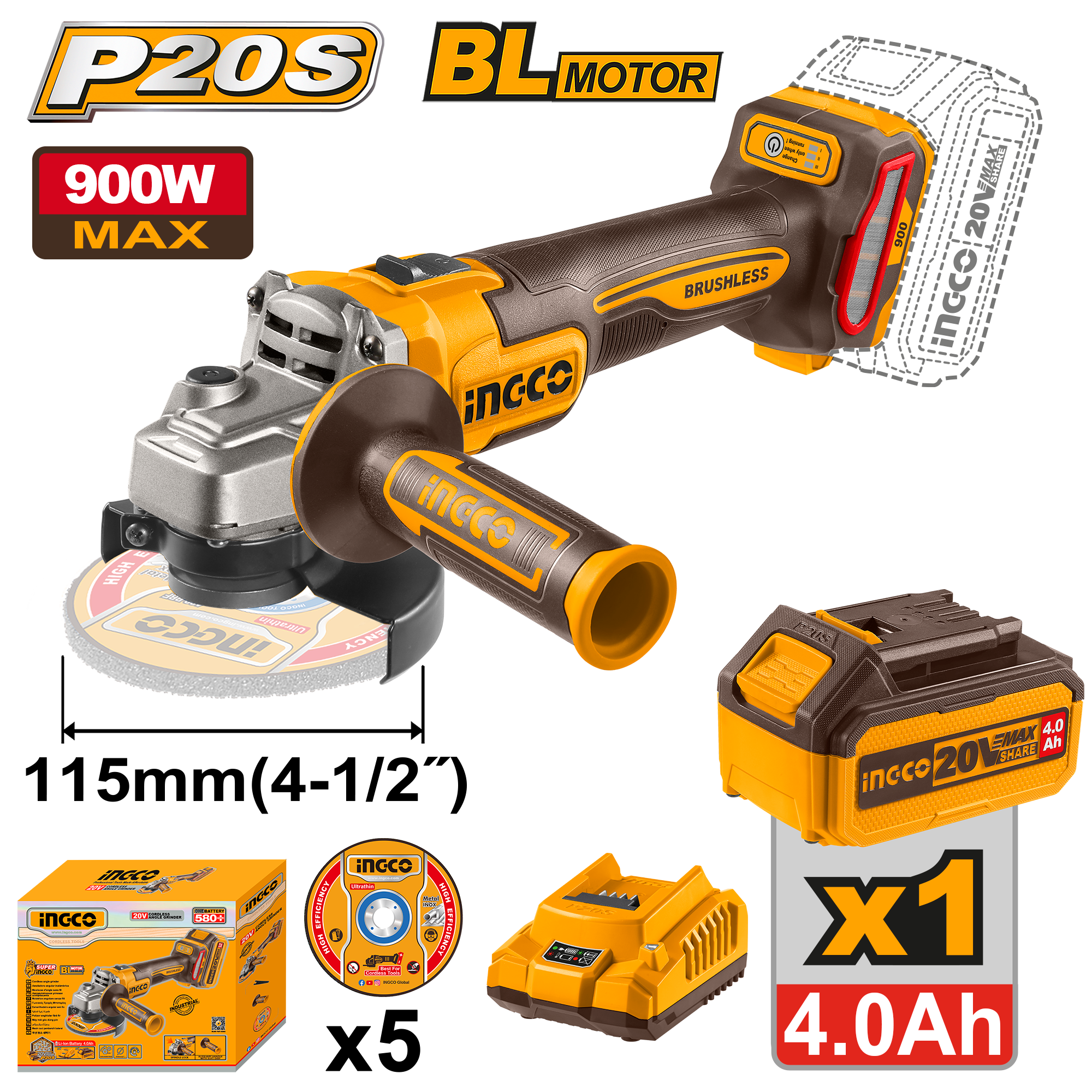 Meuleuse dangle sans fil