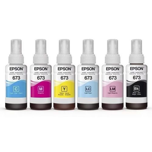 Pack bouteilles D'encre 673 Original pour L800, L805, L810, L850 Printer, L1800