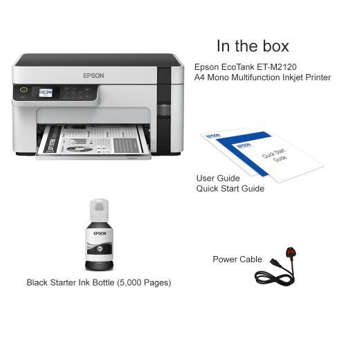 Imprimante à réservoirs EcoTank M2120 N&B Wi-Fi thumbnail 3