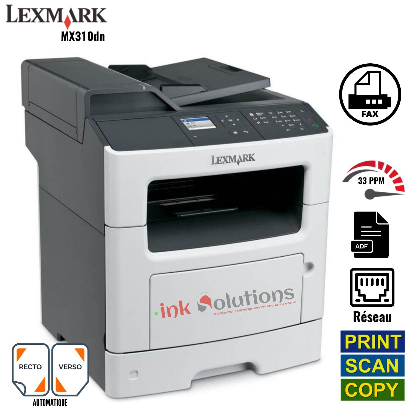 Imprimante Multifonction MX310dn Laser Noir (35S5745)
