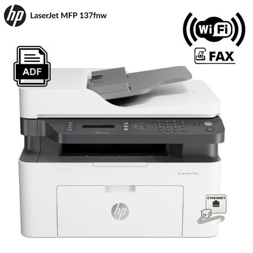 Imprimante laser B&N 137fnw - Wi-Fi / Fax / Rèseau / ADF