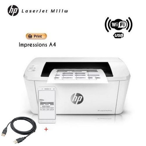 Imprimante Laser Monochrome LaserJet M111w (7MD68A)