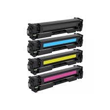 Pack toner 415A / W2030A W2031A W2032A W2033A - NOIR CYAN YELLOW MAGENTA - AVEC PUCE - COMPATIBLE