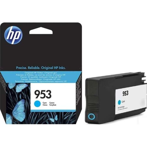 Cartouche dencre 953 CYAN ( 700 pages à 5%) Compatible avec Officejet Pro 7720 Wide Format,7730 Wide Format, 7740, 8210, 8218, 8710, 8715, 8718, 8719, 8720, 8725, 8730, 8740, 8745