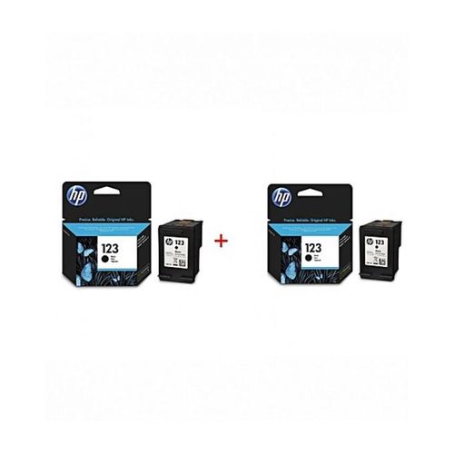 Pack de 2 Cartouches 123 Black Authentiques