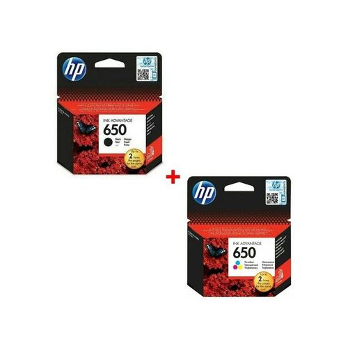 Cartouches d'encre 650 Noir + 650 Couleur