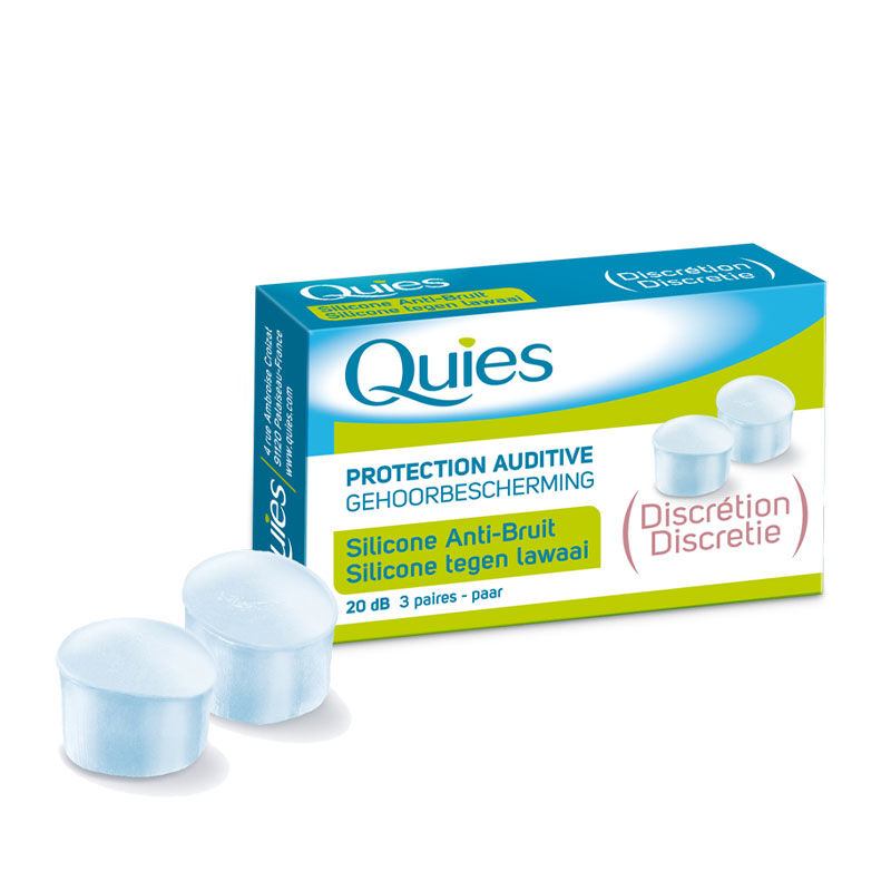 Quies en Silicone Discrétion Anti-bruit