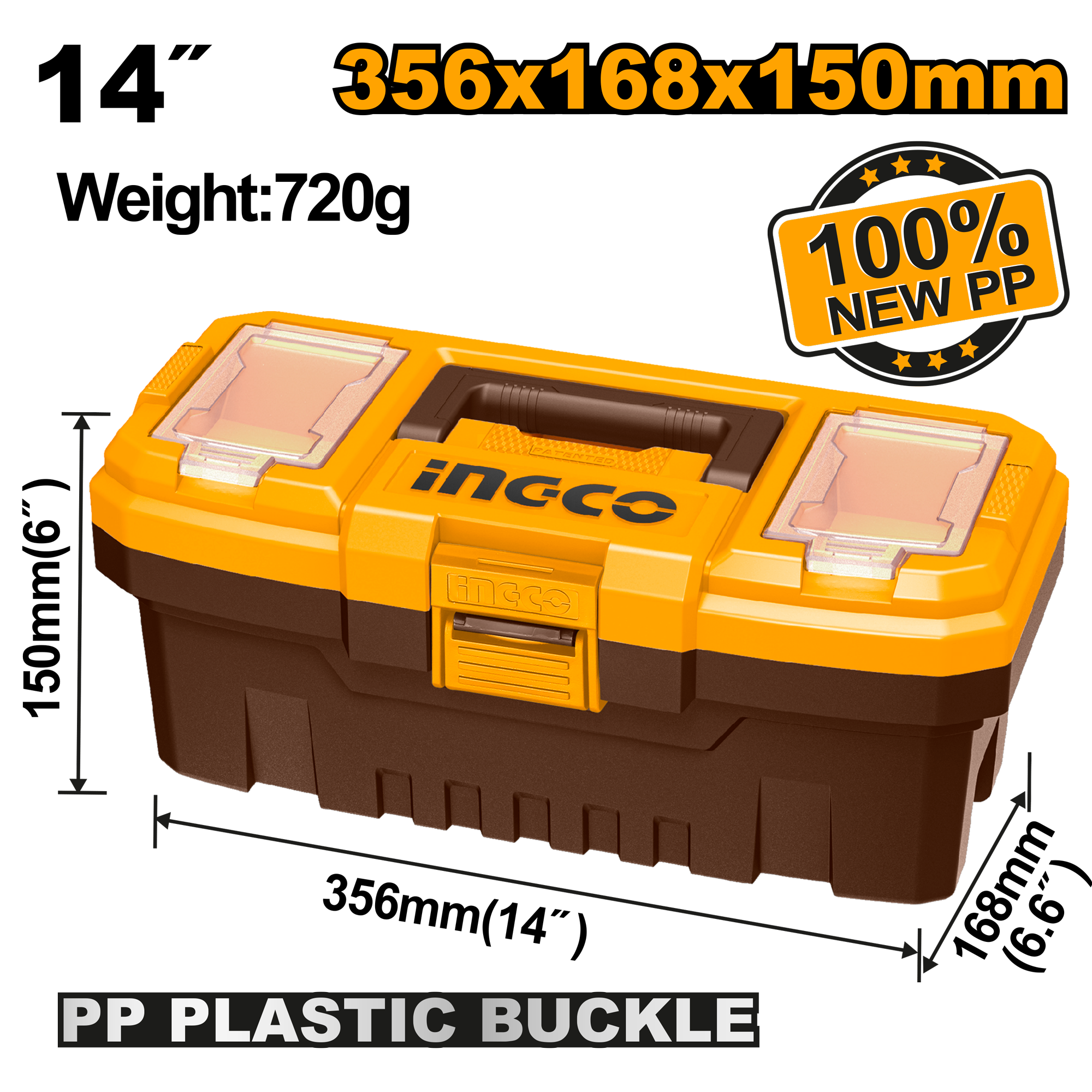 Boîte à Outils en Plastique pvc 14