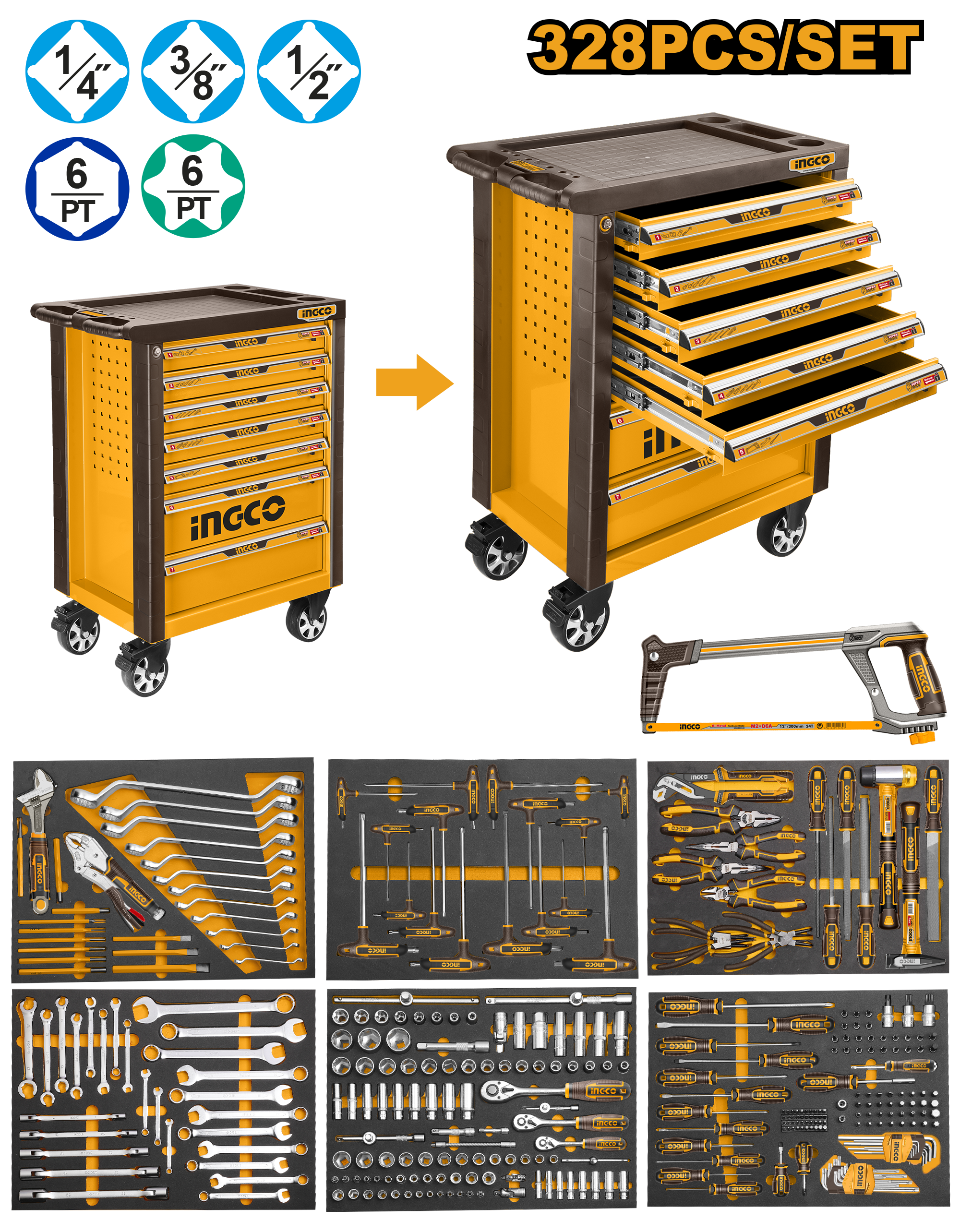 Coffret À Outils De 328 Pièces